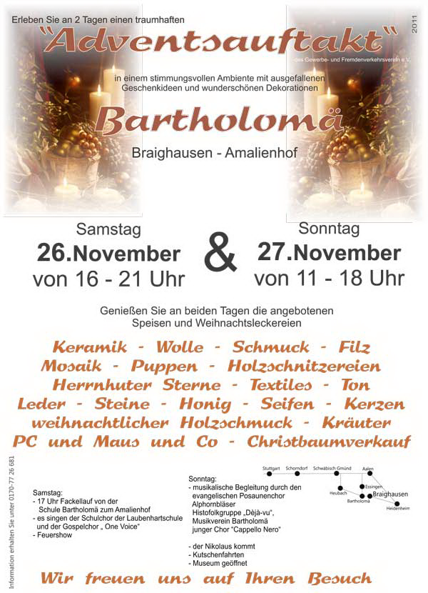 Plakat Adventseinstimmung Plakat Adventseinstimmung