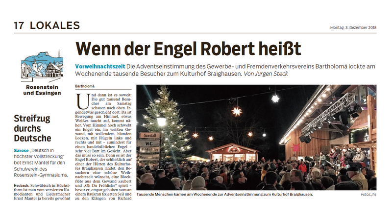 Bericht Adventseinstimmung