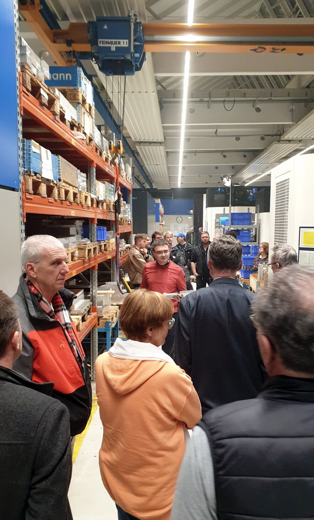 Betriebsbesichtigung bei Schubert Betriebsbesichtigung bei Schubert